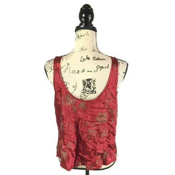 Vintage 90s Victoria’s Secret Floral Cami Top Medium - Picture 4 of 7